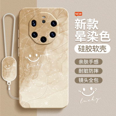 适用华为Mate40RS保时捷手机壳新款液态硅胶保护套meta全包防摔mete男女mt简约渐变个性m4ors典藏版prors外壳