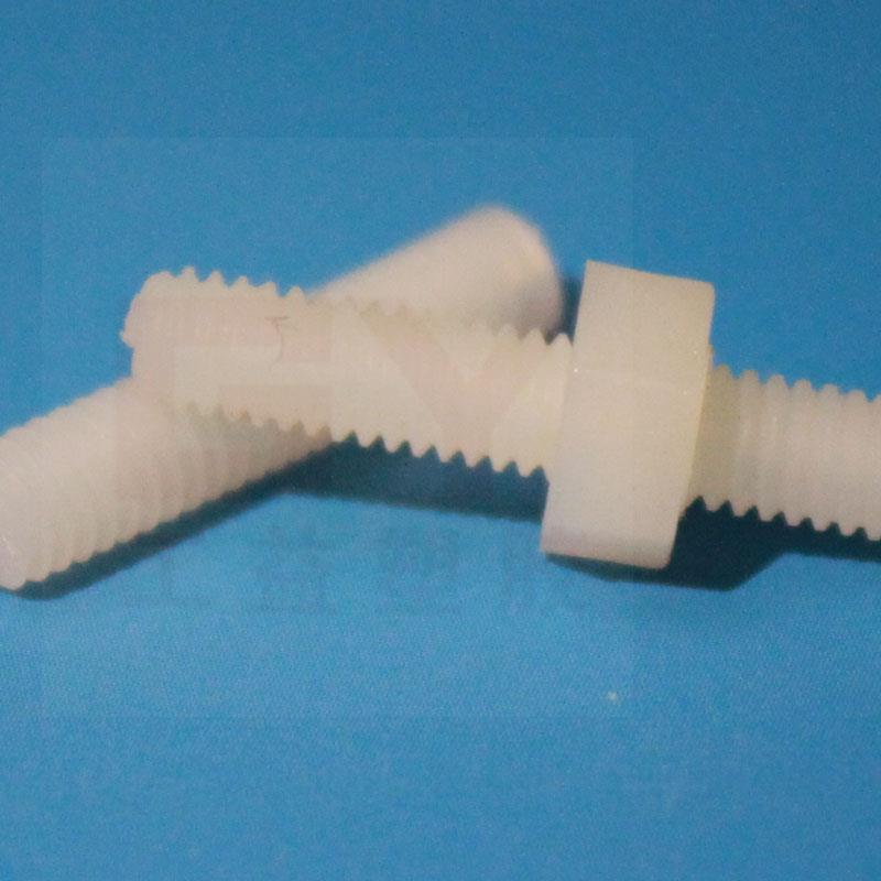 尼龙一字紧定M3*4/5/6/8/10/12/15/18/20/25机米无头螺丝塑料塑胶