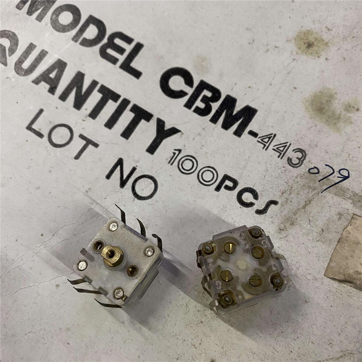 CBM-443 AMFM收音机薄膜可变电容器 四联PVC可变电容 老货