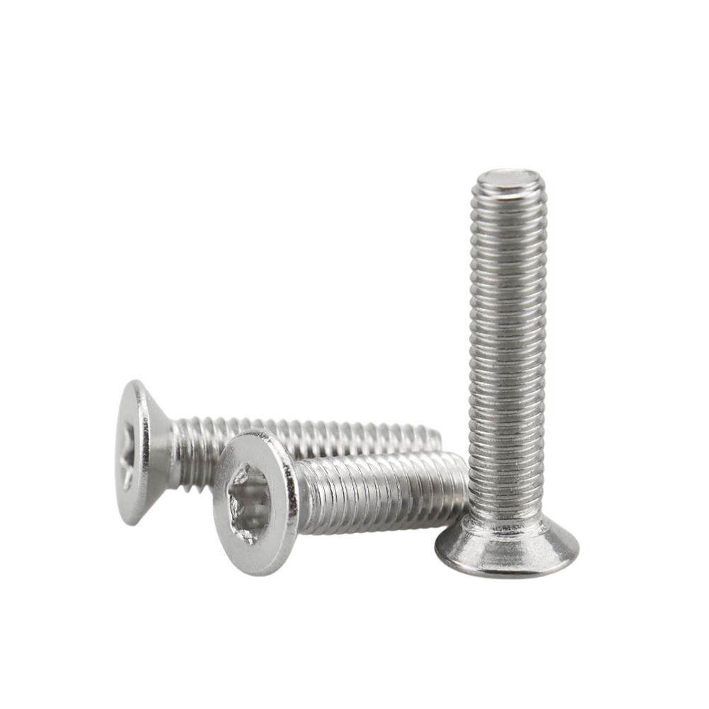 M1.4M1.6M2M3M4M5M6沉头内梅花机螺丝304不锈钢GB2673内六角花型