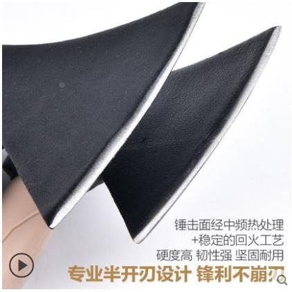 力箭省力家用斧头户外开山斧伐木劈柴斧子战斧木工斧头刀具砍骨头