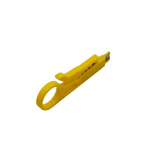黄色小剥线刀打线工具剥线器网线卡线刀电话线打线刀迷你小黄刀