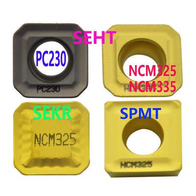 克洛伊铣刀片SEHT1204AFF NCM325 335 PC230 H01 SEKR SPMT120408