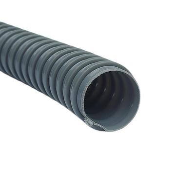 韩国丰南进口灰色吸尘管方骨架PVC塑筋管硬骨软管螺旋胶管波纹管
