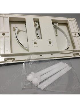 乐家老款老式芙露水箱冲水银色喷涂灰色大面板按钮8-90055