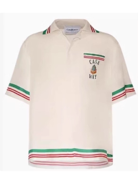 casablanca 26 飞鸽城堡  印花 宫廷西西里风男女同款 丝绸衬衫