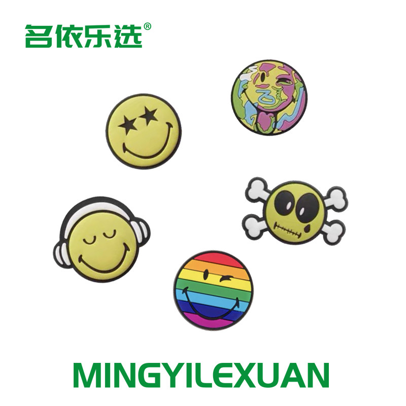 洞洞鞋花鞋扣配件配饰立体卡通花扣装饰配件可爱鞋扣表情包emoji