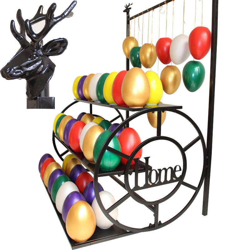 金蛋架子台阶 金蛋展架创意阶梯货架三层专用展架 高档金蛋桌子