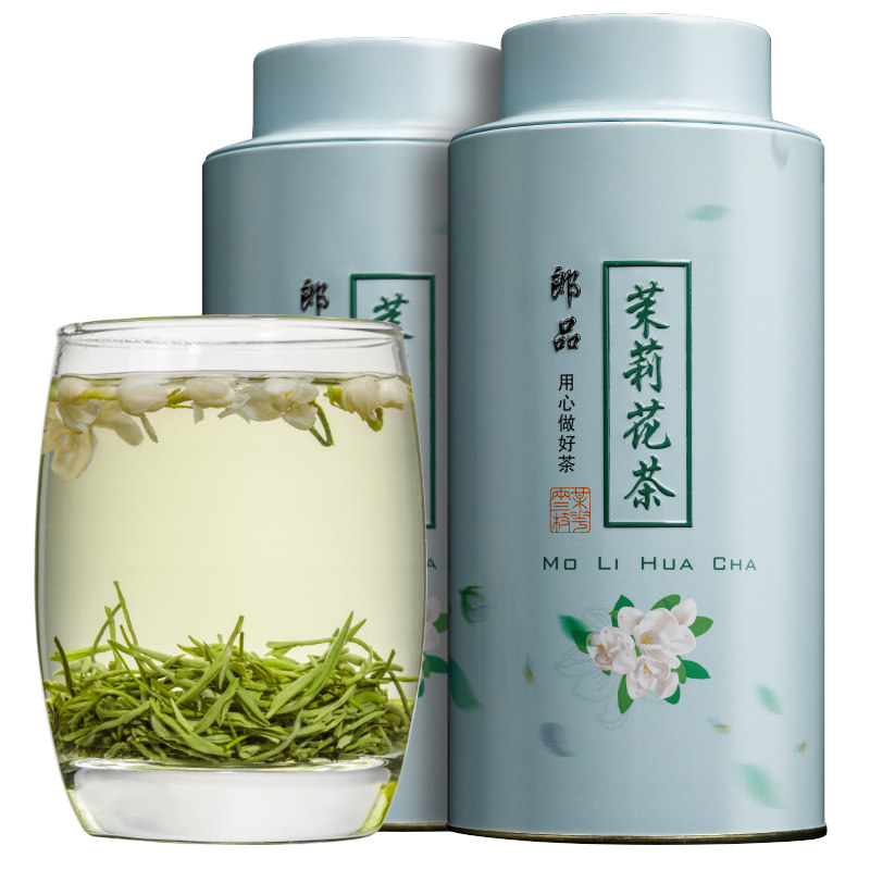 茉莉花茶新茶绿特级横县飘雪浓香型产地直销精美罐装,茶,茉莉花茶,淘宝优惠券,粉丝福利购,淘宝优惠卷