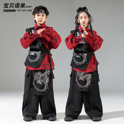 嘻哈街舞演出服儿童表演hip-hop