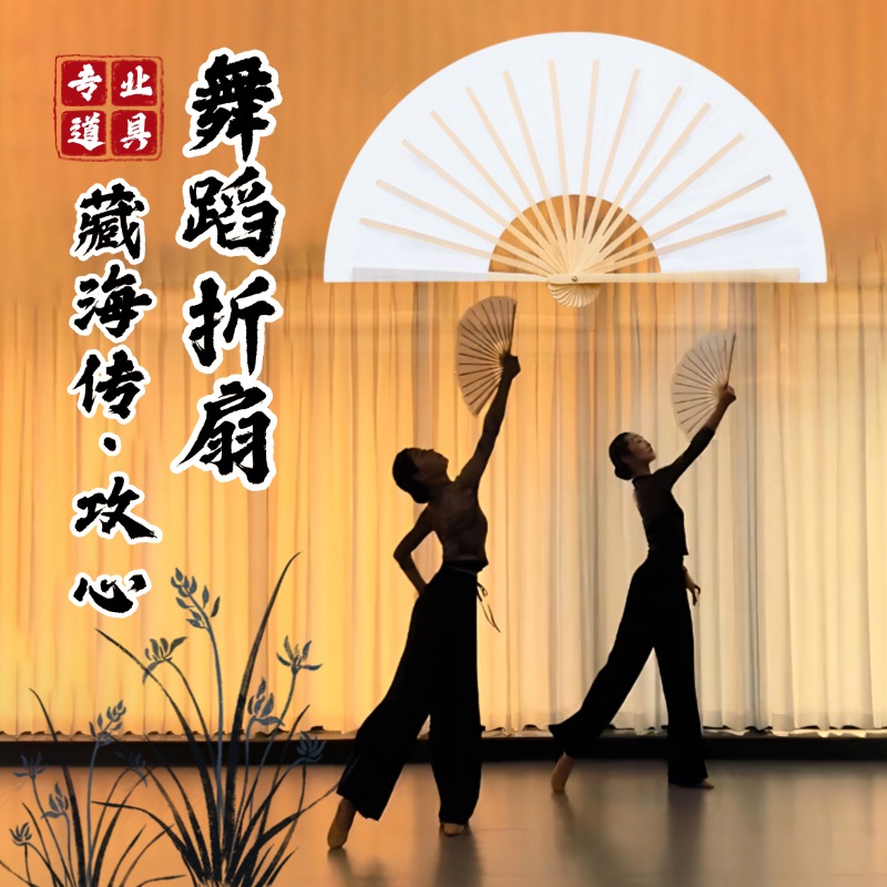 藏海传攻心同款舞蹈扇子书生扇
