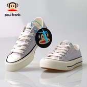 翘跟低帮休闲女生板鞋 大嘴猴女鞋 春季 薄款 香芋紫帆布鞋 女2025新款