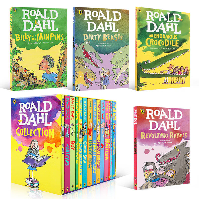 Roald Dahl 罗尔德达尔书 了不起的狐狸爸爸 查理和巧克力工厂桥梁书英文原版独闯天下Roald Dahl好小子女巫好心眼儿圆梦巨人