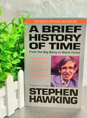 时间简史 英文原版 A Brief History of Time史蒂芬霍金Stephen Hawking 宇宙知识 自然科学 科普读物 搭万物简史 自私的基因