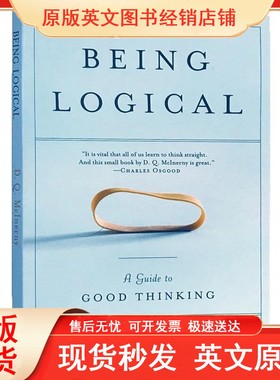 英文原版 简单的逻辑学 Being Logical 进口书英文原版外版书 经典小说读物 青少年小学生课外阅读书籍