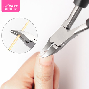 指甲剪甲沟用尖嘴斜口死皮剪美甲工具家用修脚用 鹰嘴钳AA1S244