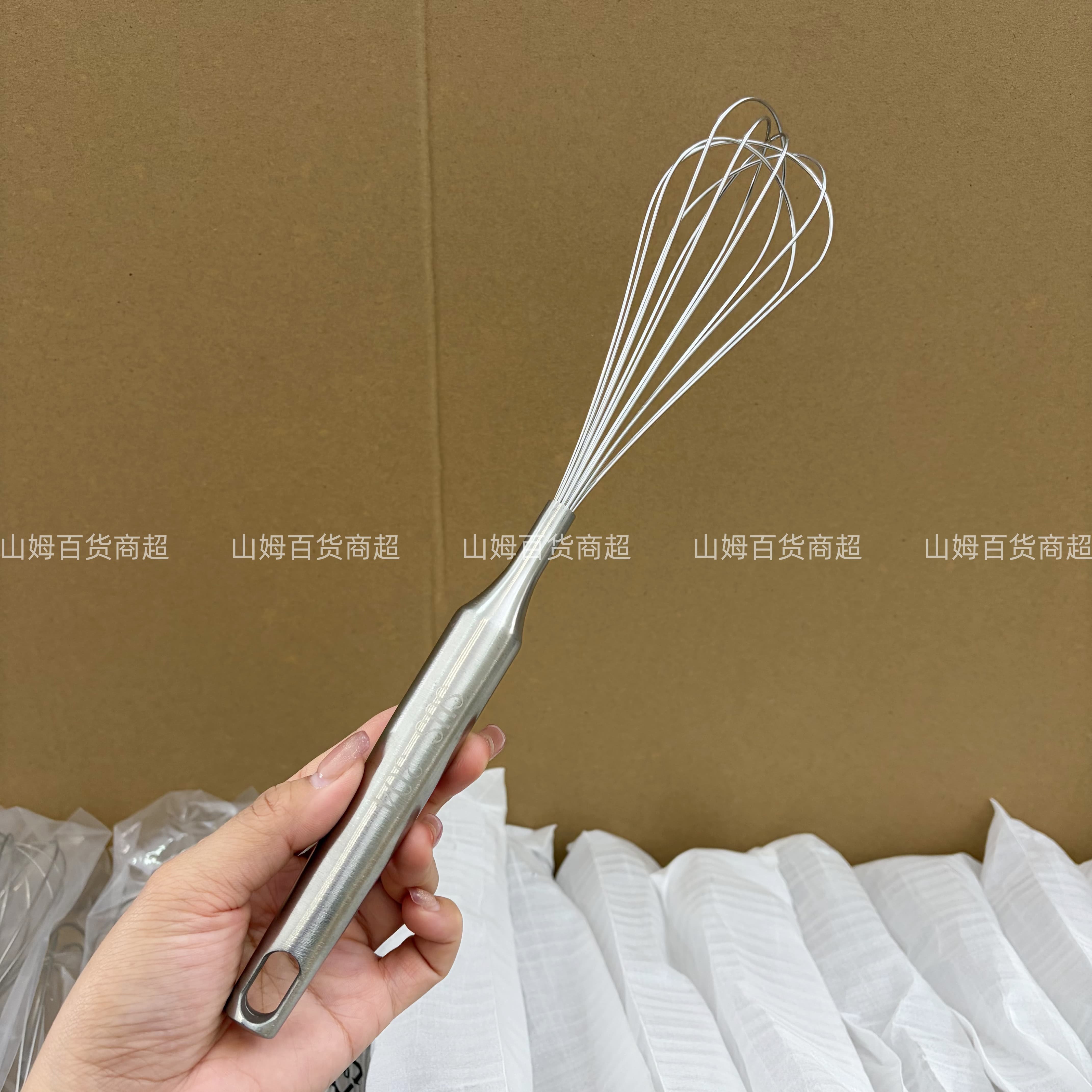 芯延厨房304不锈钢打蛋器手动家用烘焙鸡蛋搅拌棒家用烘焙工具