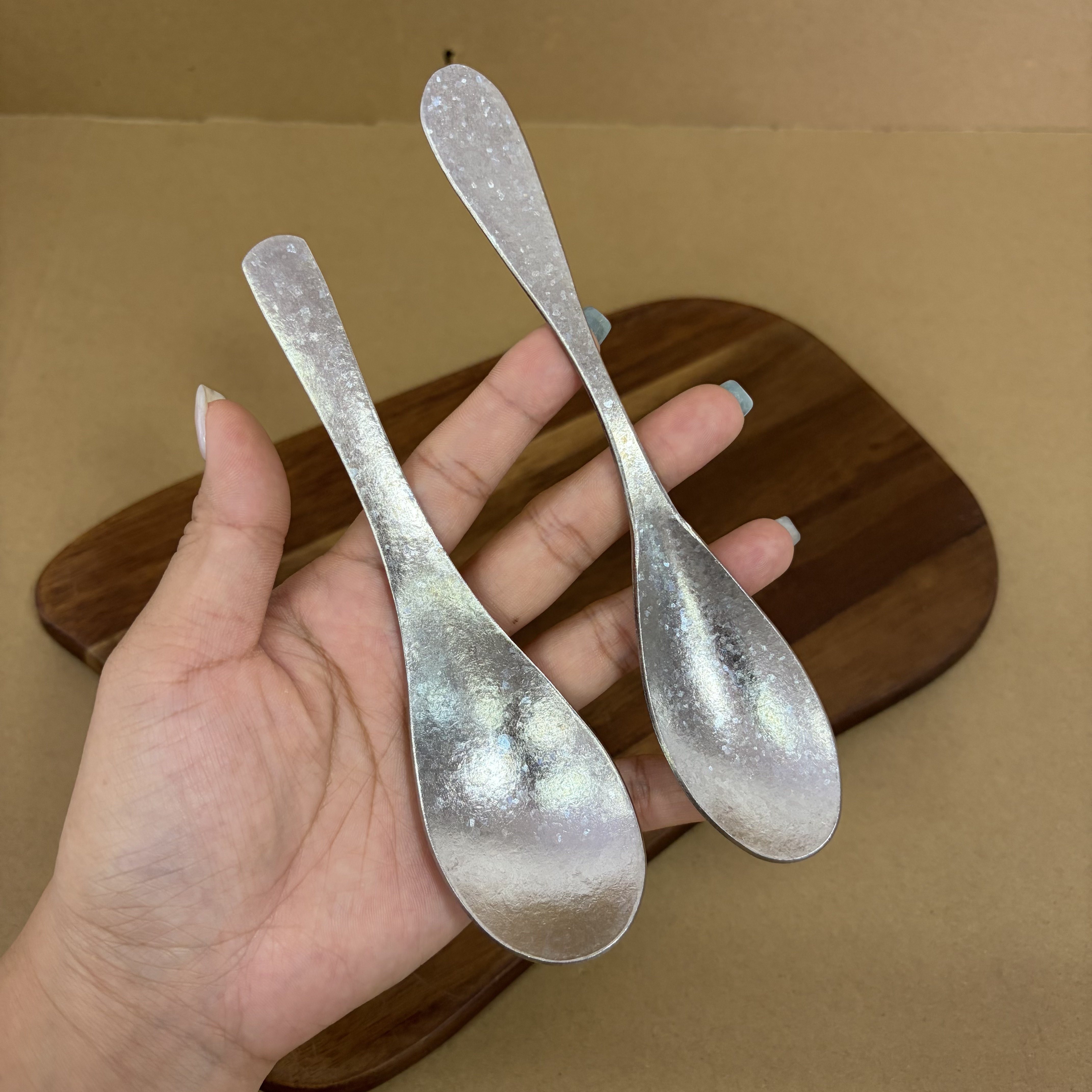 芯延纯钛创意蝴蝶调羹便携