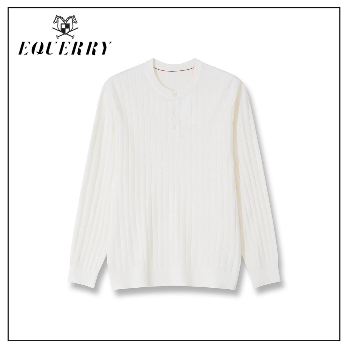 【元气珠珠】EQ男装绵羊毛混纺亲肤零压舒适挺括卫衣-M442