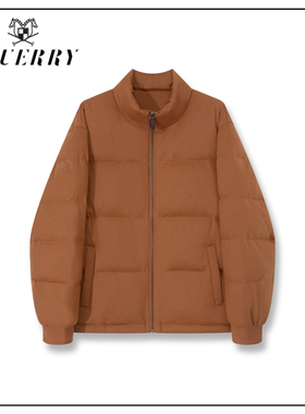 【潘文青专属】90鸭绒-EQ男装都市通勤系列休闲立领羽绒服-Y524