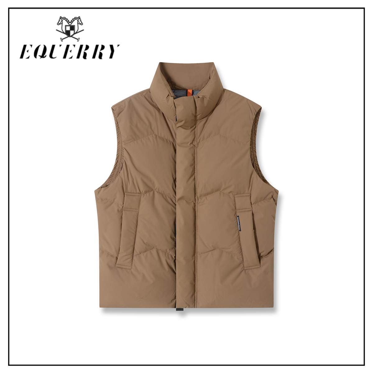 【柳哥粉丝专享】EQ男装商务休闲90鸭绒绒羽绒马甲-Y488