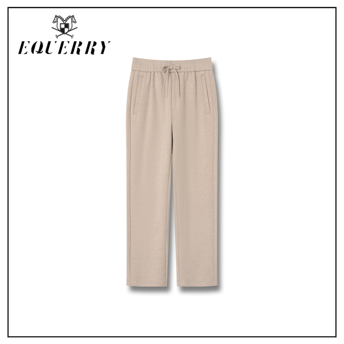 【潘文青补贴】EQ男装冬季拉绒加厚休闲裤EQ90AQD9157-K536