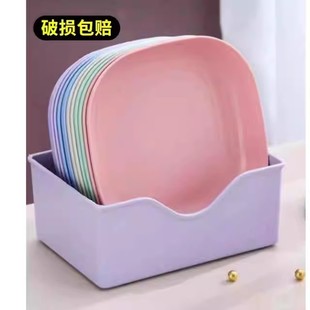 桌面垃圾碗垃圾盘家用碟子桌上客厅垃圾盒垃圾桶餐桌茶几果皮收纳