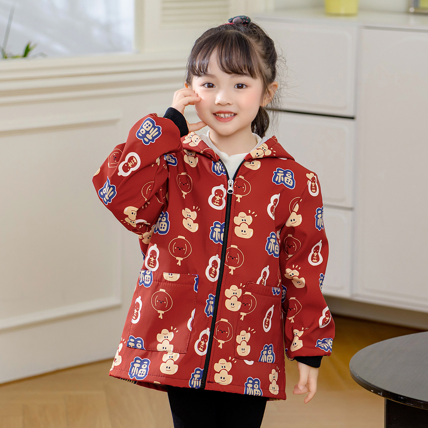 儿童罩衣2025新款幼儿园加厚大褂厨房长袖护衣围裙外套防水女护衣,童装/婴儿装/亲子装,反穿衣/罩衣,淘宝优惠券,粉丝福利购,淘宝优惠卷