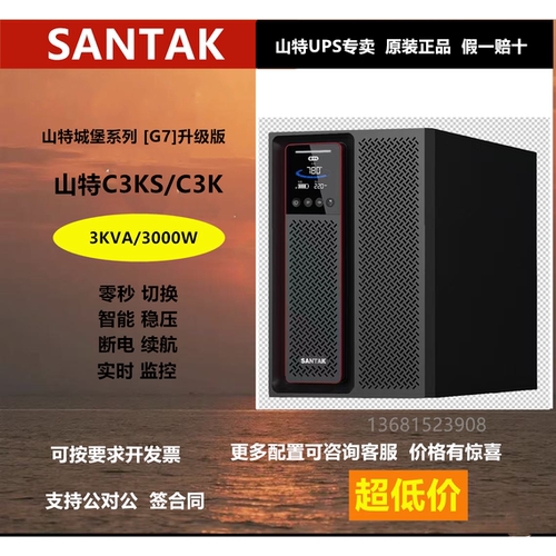 深圳山特在线式零秒切换全新原装