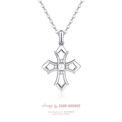 ClassybyCH 银饰 珠汐浮游系列 光颂·LumiHymn 十字架吊坠