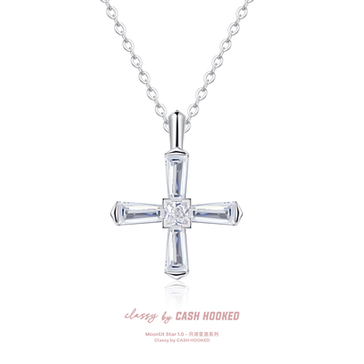ClassybyCH 银饰 月溯星澈系列 恋祈·Amoré 十字架吊坠