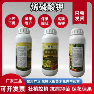 烯磷酸钾磷酸二氢钾亚磷酸钾高磷高钾肥控旺控梢杀菌防病叶面肥
