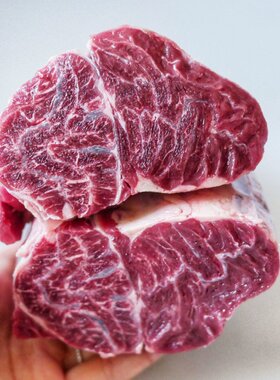 牛腱子五花趾 新鲜金钱腱 2斤农家散养小腱黄牛纯腱子芯火锅食材