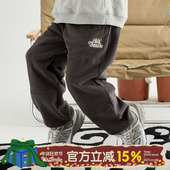 Its 子男童女童秋冬休闲长裤 smile 日系儿童加厚摇粒绒裤