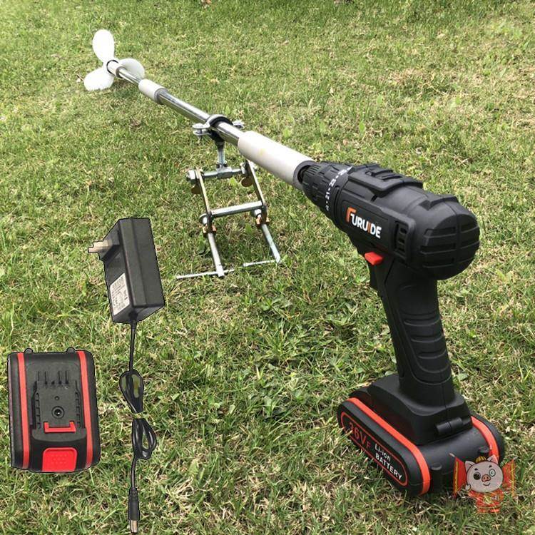 推进器船外机电动划桨橡皮艇马达手持螺旋桨皮划艇充气船用挂浆机