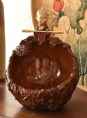 瑾礼中式艺术玄关客厅钥匙收纳入户禅意小摆件创意酒柜家居装饰品