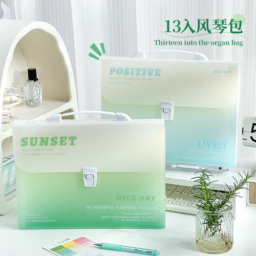 A4手提文件夹试卷收纳袋