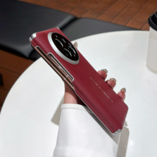 适用于vivoXFold3新款折叠屏双中轴保护铰链手机壳xfold5/xfold3pro高级感奢华素皮全包防摔保护套简约男女款