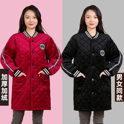 加厚保暖男女罩衣棉衣