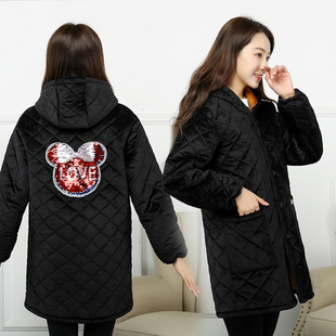 三层保暖加厚罩衣大人加绒加棉工作服厨房家居服围裙外穿外套妈妈