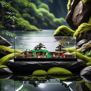 亚克力展示盒适用于乐高10354ICONS指环王夏尔郡积木模型收纳盒