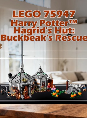 亚克力展示盒适用乐高75947海格小屋营救巴克比克积木收纳盒