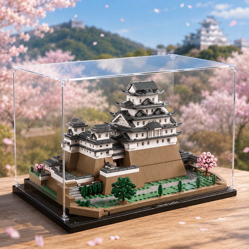 乐高姬路城盒透明防尘展示