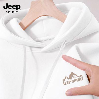 jeep吉普卫衣男女2025新款秋衣服男款外套潮流高级感运动男士上衣