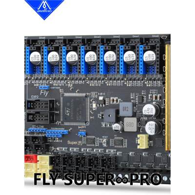 Fly3D Super8轴Pro高性能H7芯片550MHz高速3D打印机主板用于VzBoT