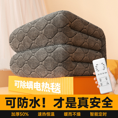 电热毯单人电褥子双人双控调温