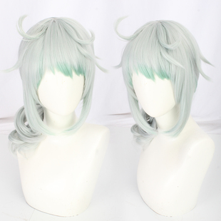 柯次亩第五人格画家cos假发掌中篆记仿真人头皮顶双色扎发cosplay