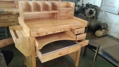 【新品】金银实木金工桌首饰金工打金台首饰操作桌手作台微镶桌