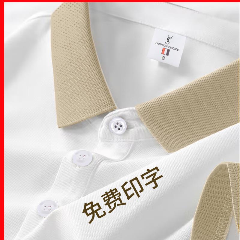 夏季企业翻领polo衫工作服装定制logo印字员工文化衫t恤订制短袖 个性定制/设计服务/DIY T恤印制 原图主图