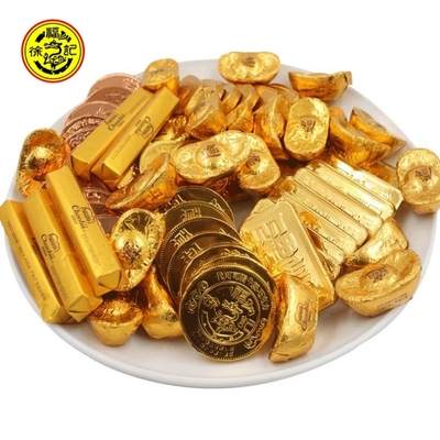生肖元宝金条金牌巧克力糖徐福记
